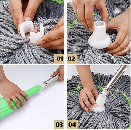 360 Rotatable Adjustable Cleaning Mops