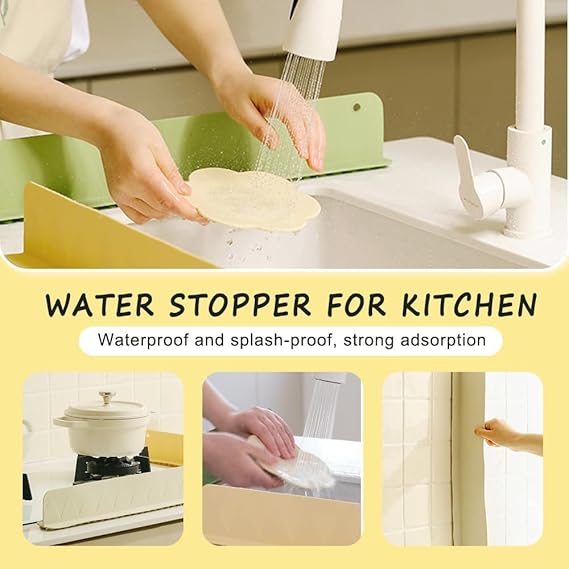 Kitchen Water Splash Guard Sink Splashback for Dish Washing