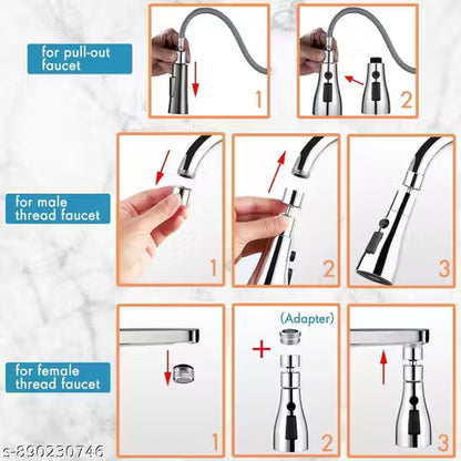 3 Modes Kitchen Sink Faucet